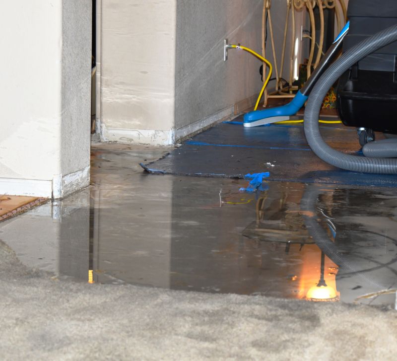 Water Damage Equipment in Action